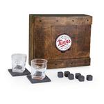 Picnic Time Minnesota Twins Emblem Whiskey Box Gift Set - Thumbnail 1 of 3