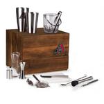 Picnic Time Arizona Diamondbacks Madison Acacia Tabletop Bar Set - Thumbnail 1 of 2