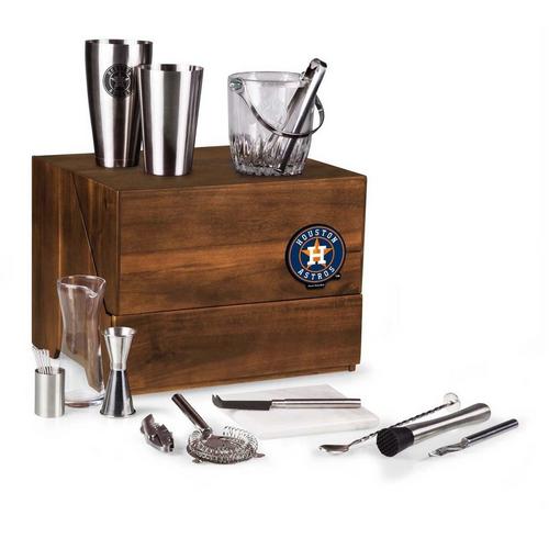 Picnic Time Houston Astros Madison Acacia Tabletop Bar Set - Primary Image