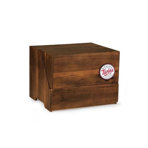 Picnic Time Minnesota Twins Madison Acacia Tabletop Bar Set - Primary Image