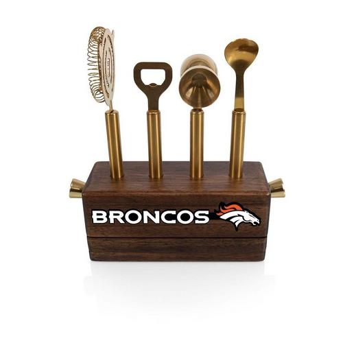 Picnic Time Denver Broncos Sidecar 5-Piece Bar Tool Set - Primary Image