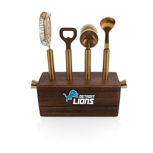 Picnic Time Detroit Lions Sidecar 5-Piece Bar Tool Set - Primary Image