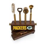 Picnic Time Green Bay Packers Sidecar 5-Piece Bar Tool Set - Thumbnail 2 of 2