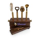 Picnic Time Minnesota Vikings Sidecar 5-Piece Bar Tool Set - Thumbnail 2 of 2