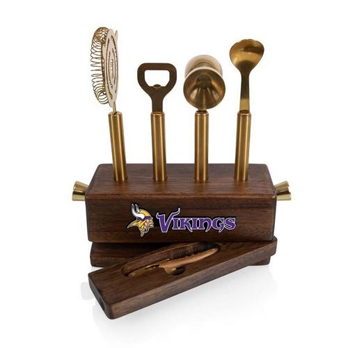 Picnic Time Minnesota Vikings Sidecar 5-Piece Bar Tool Set - Primary Image