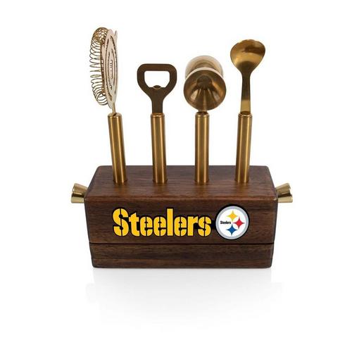 Picnic Time Pittsburgh Steelers Sidecar 5-Piece Bar Tool Set - Primary Image