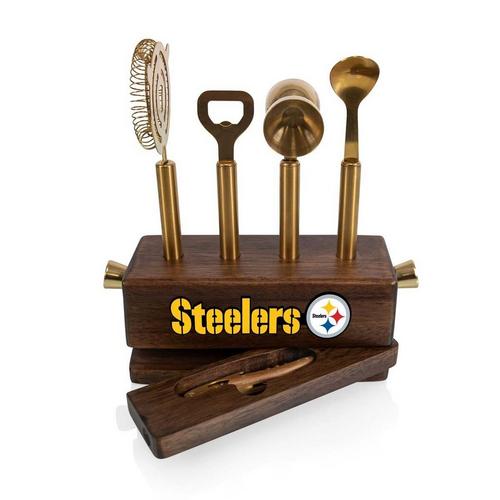 Picnic Time Pittsburgh Steelers Sidecar 5-Piece Bar Tool Set - Primary Image