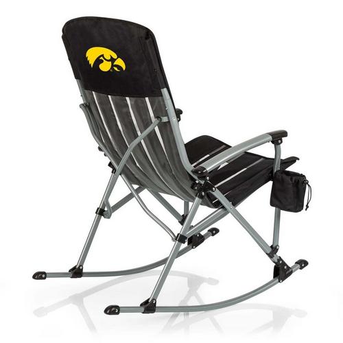 Picnic Time Iowa Hawkeyes Outdoor Rocking Camp Chair - Primary Image
