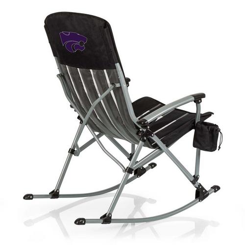 Picnic Time Kansas State Wildcats Outdoor Rocking Camp Chair - Primary Image