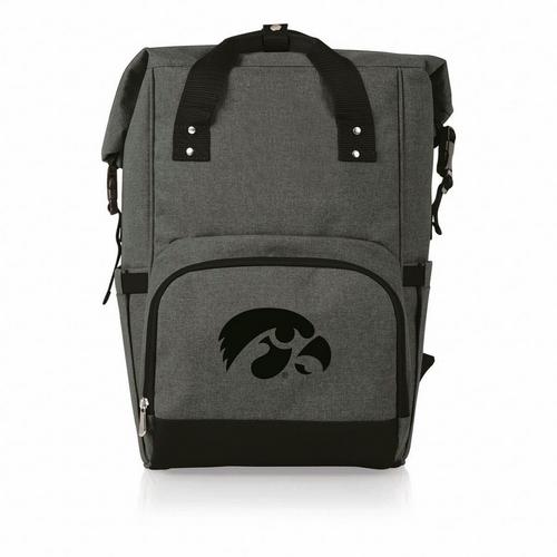 Picnic Time Iowa Hawkeyes On The Go Roll Top Backpack Cooler - Primary Image