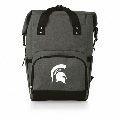 Picnic Time Michigan State Spartans On The Go Roll Top Backpack Cooler - Primary Image