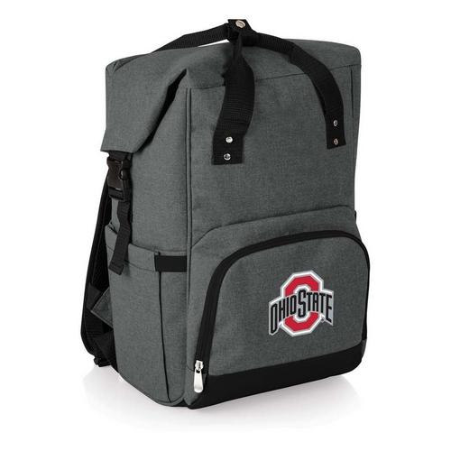 Picnic Time Ohio State Buckeyes On The Go Roll Top Backpack Cooler - Primary Image