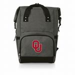 Picnic Time Oklahoma Sooners On The Go Roll Top Backpack Cooler - Thumbnail 1 of 4
