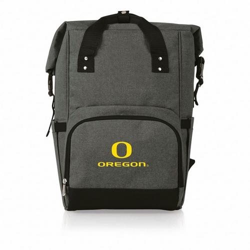 Picnic Time Oregon Ducks On The Go Roll Top Backpack Cooler - Primary Image