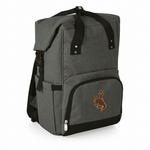 Picnic Time Wyoming Cowboys On The Go Roll Top Backpack Cooler - Thumbnail 2 of 6