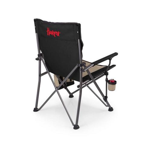 Picnic Time Nebraska Cornhuskers Big Bear XXL Camping Chair with Cooler - Primary Image