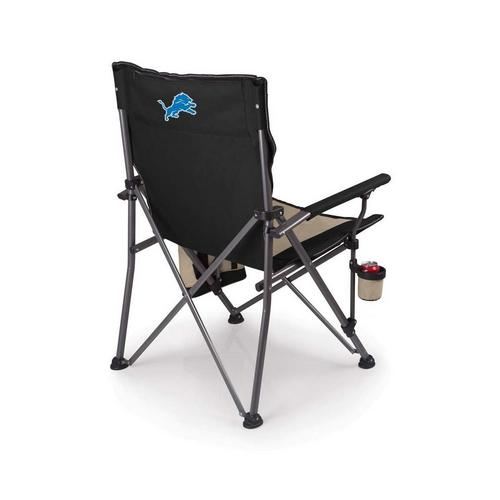 Picnic Time Detroit Lions Logo Big Bear XXL Camping Chair with Cooler - Primary Image