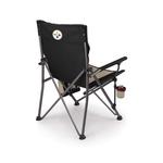 Picnic Time Pittsburgh Steelers Logo Big Bear XXL Camping Chair with Cooler - Thumbnail 2 of 3