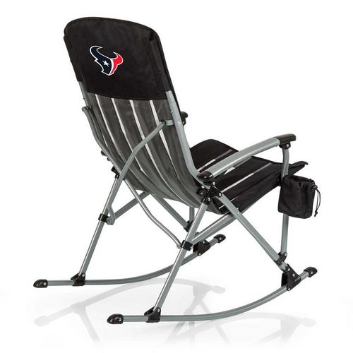 Picnic Time Houston Texans Outdoor Rocking Camp Chair - Primary Image