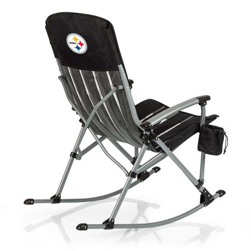 Picnic Time Pittsburgh Steelers Outdoor Rocking Camp Chair - Primary Image