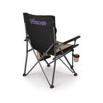 Picnic Time Minnesota Vikings Wordmark Big Bear XXL Camping Chair with Cooler - Thumbnail 2 of 3