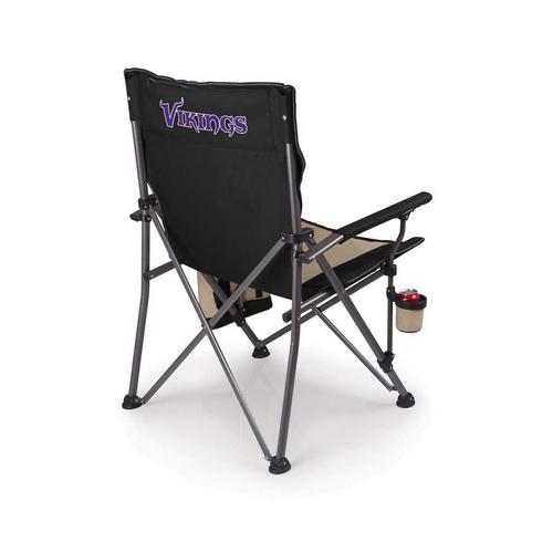 Picnic Time Minnesota Vikings Wordmark Big Bear XXL Camping Chair with Cooler - Primary Image