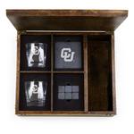 Picnic Time Colorado Buffaloes Engraved Whiskey Box Gift Set - Thumbnail 2 of 4