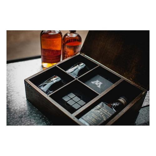 Picnic Time Minnesota Golden Gophers Engraved Whiskey Box Gift Set - Primary Image