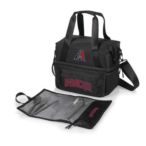 Picnic Time Arizona Diamondbacks Recycled Lunch Bag Cooler with Utensils - Primary Image