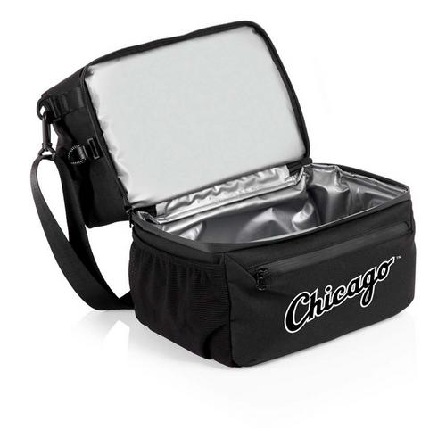 Picnic Time Chicago White Sox Recycled Lunch Bag Cooler with Utensils - Primary Image