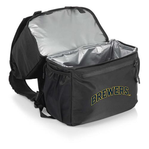 Picnic Time Milwaukee Brewers Tarana Recycled Backpack Cooler - Primary Image