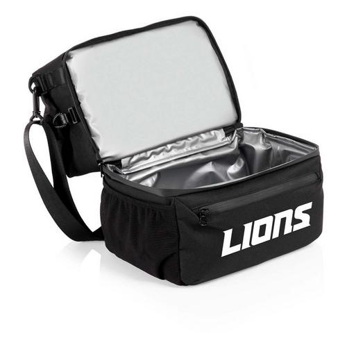 Picnic Time Detroit Lions Recycled Lunch Bag Cooler with Utensils - Primary Image