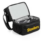 Picnic Time Pittsburgh Steelers Recycled Lunch Bag Cooler with Utensils - Thumbnail 2 of 8