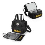Picnic Time Pittsburgh Steelers Recycled Lunch Bag Cooler with Utensils - Thumbnail 3 of 8