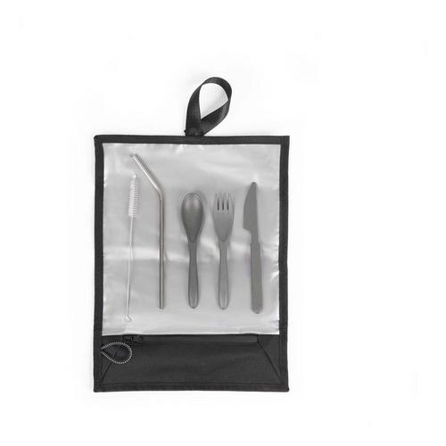 Picnic Time Pittsburgh Steelers Recycled Lunch Bag Cooler with Utensils - Primary Image