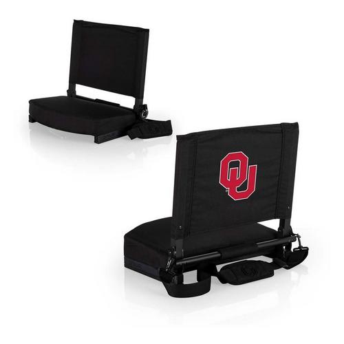 Picnic Time Oklahoma Sooners Gridiron Stadium Seat - Primary Image