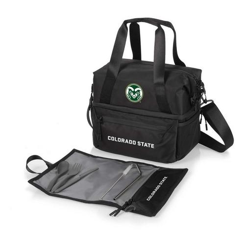 Picnic Time Colorado State Rams Recycled Lunch Bag Cooler with Utensils - Primary Image