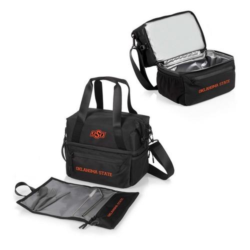 Picnic Time Oklahoma State Cowboys Recycled Lunch Bag Cooler with Utensils - Primary Image