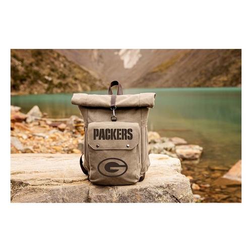 Picnic Time Green Bay Packers Carmel Roll Top Picnic Backpack Cooler - Primary Image