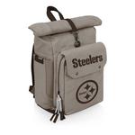 Picnic Time Pittsburgh Steelers Carmel Roll Top Picnic Backpack Cooler - Thumbnail 2 of 7