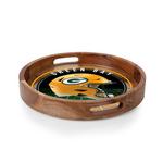 Picnic Time Green Bay Packers Barista Serving Tray with Glass Insert - Thumbnail 2 of 3