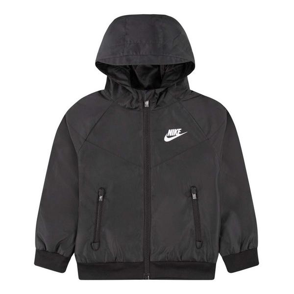Boys' Nike Windrunner Rain Jacket Toddler 4T Black