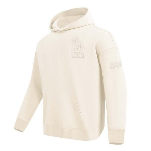 Pro Standard Los Angeles Dodgers Neutral Drop Shoulder Fleece Hoodie - Primary Image