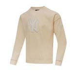 Pro Standard New York Yankees Neutral Drop Shoulder Fleece Crew - Thumbnail 1 of 2