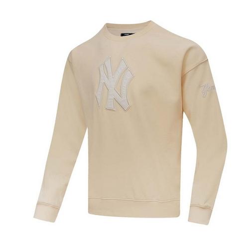 Pro Standard New York Yankees Neutral Drop Shoulder Fleece Crew - Primary Image