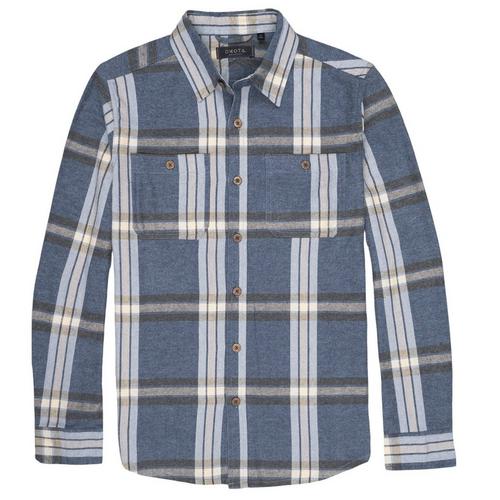 Men's Dakota Grizzly Grant Long Sleeve Button Up Shirt - Primary Image