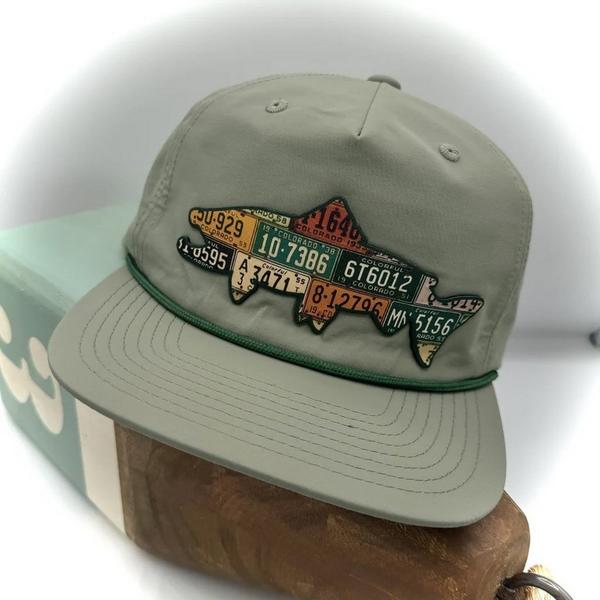 CODY'S FISH Colorado Brown Trout Rope Fly Fishing Snapback Hat