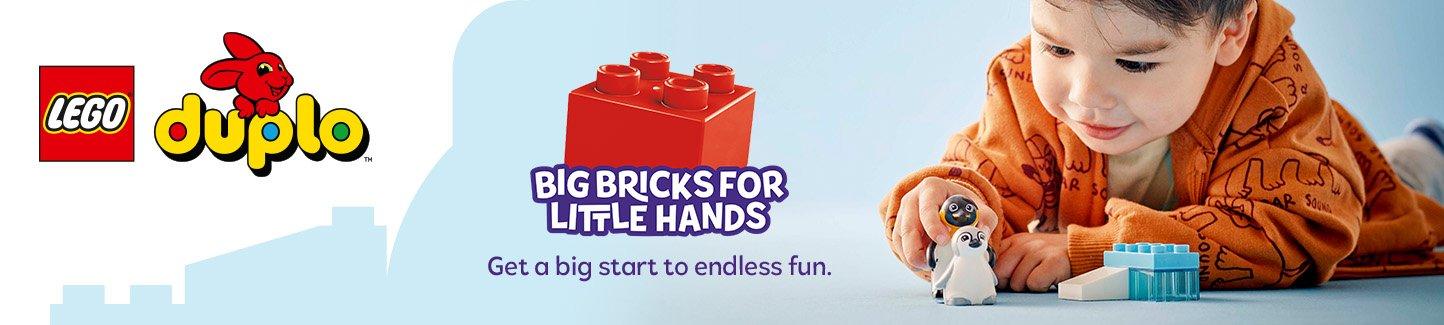 Lego Duplo. Big Bricks for Little Hands. Get a big start to endless fun.