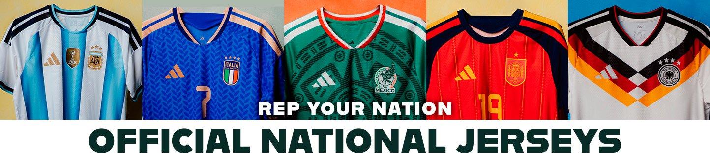 Rep Your Nation. Official National Jerseys