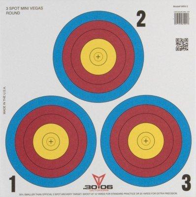 3 Spot Vegas Mini Paper Target - 30-06 Outdoors